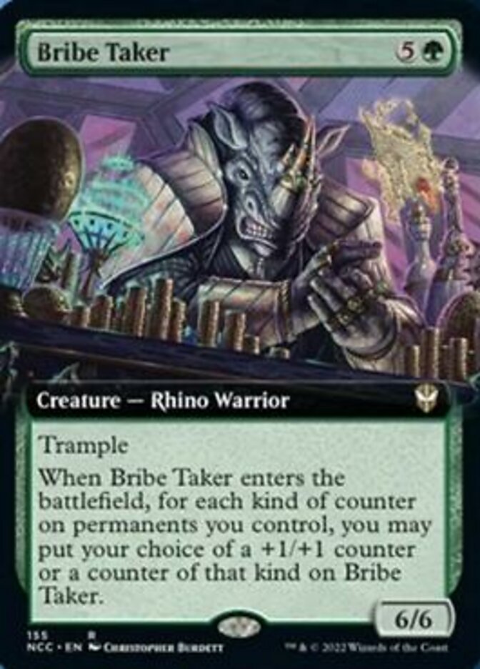 Bribe Taker (Extended Art) [Streets of New Capenna Commander] | The CG Realm