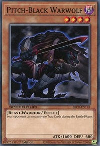 Pitch-Black Warwolf [SBCB-EN178] Common | The CG Realm