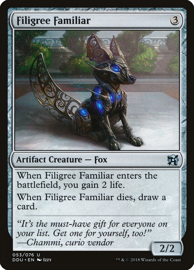 Filigree Familiar [Duel Decks: Elves vs. Inventors] | The CG Realm