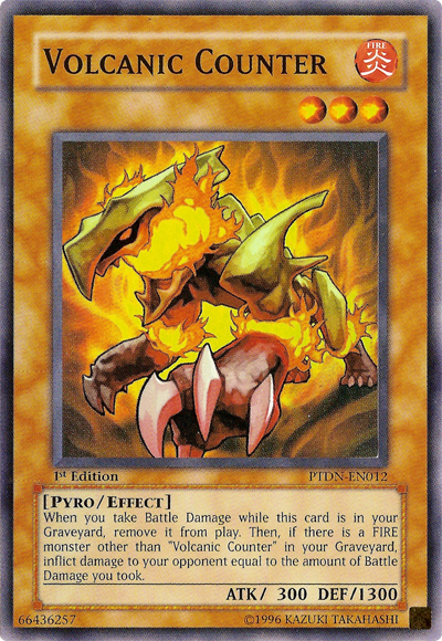 Volcanic Counter [PTDN-EN012] Super Rare | The CG Realm