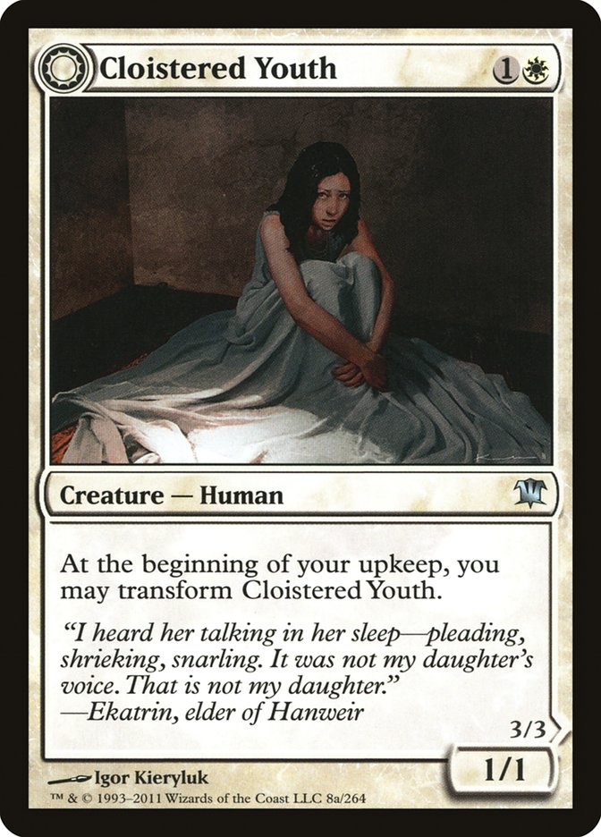 Cloistered Youth (ISD-008) - Innistrad: (Double Faced Transform)