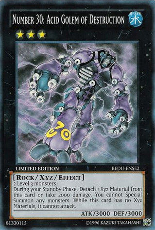 Number 30: Acid Golem of Destruction [REDU-ENSE2] Super Rare | The CG Realm