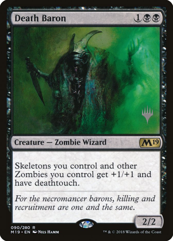 Death Baron (Promo Pack) [Core Set 2019 Promos] | The CG Realm