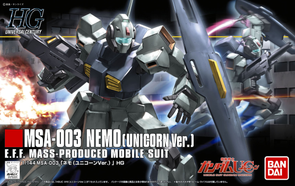 HGUC 1/144 #140 Nemo (Unicorn Ver) | The CG Realm