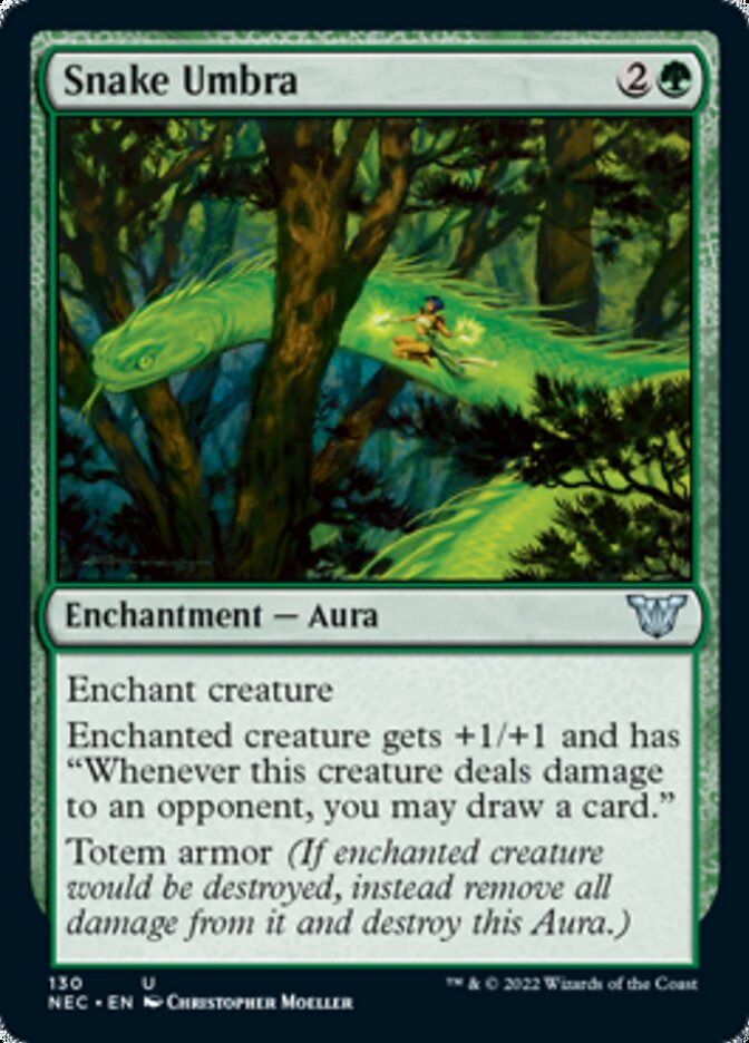 Snake Umbra [Kamigawa: Neon Dynasty Commander] | The CG Realm