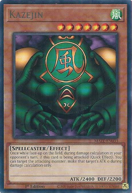 Kazejin [MAZE-EN033] Rare | The CG Realm