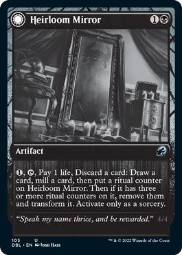 Heirloom Mirror (DBL-105) - Innistrad: Double Feature: (Double Faced Transform)