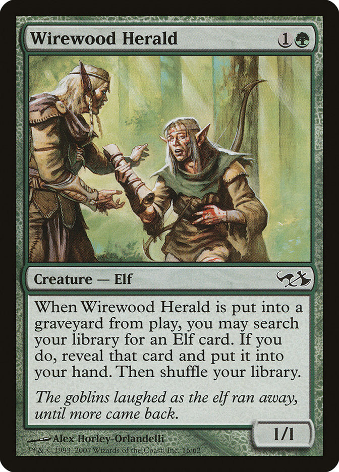 Wirewood Herald [Duel Decks: Elves vs. Goblins] | The CG Realm