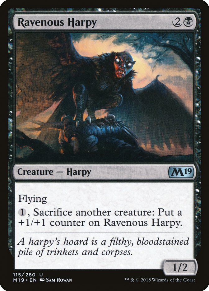 Ravenous Harpy [Core Set 2019] | The CG Realm