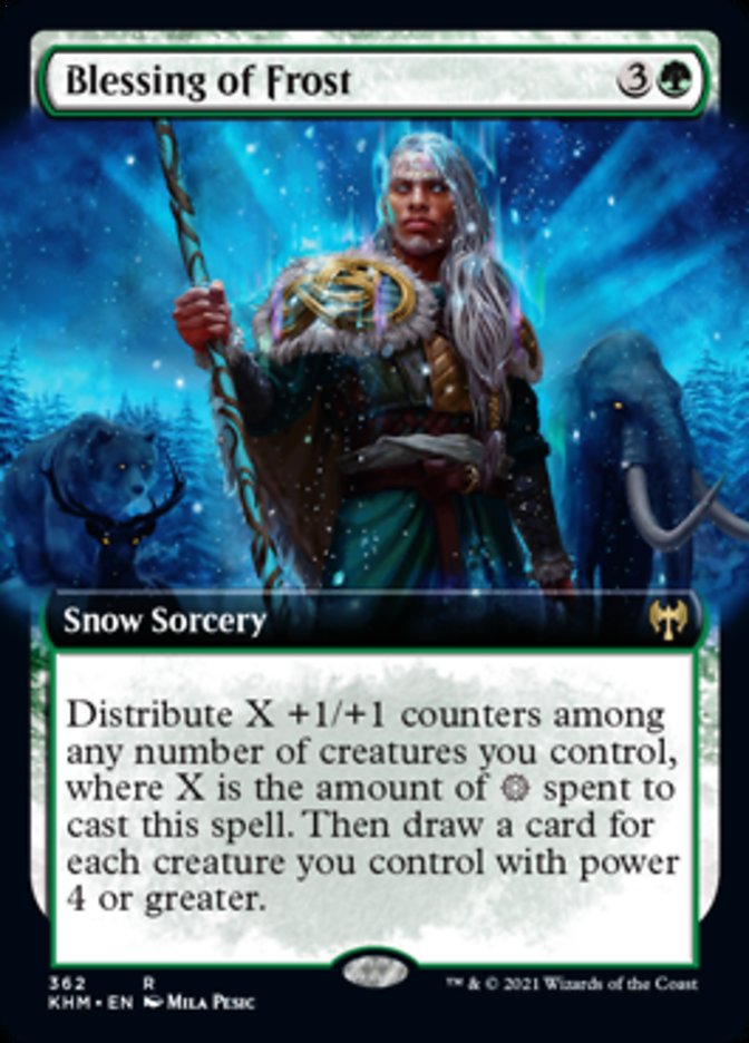 Blessing of Frost (Extended Art) [Kaldheim] | The CG Realm