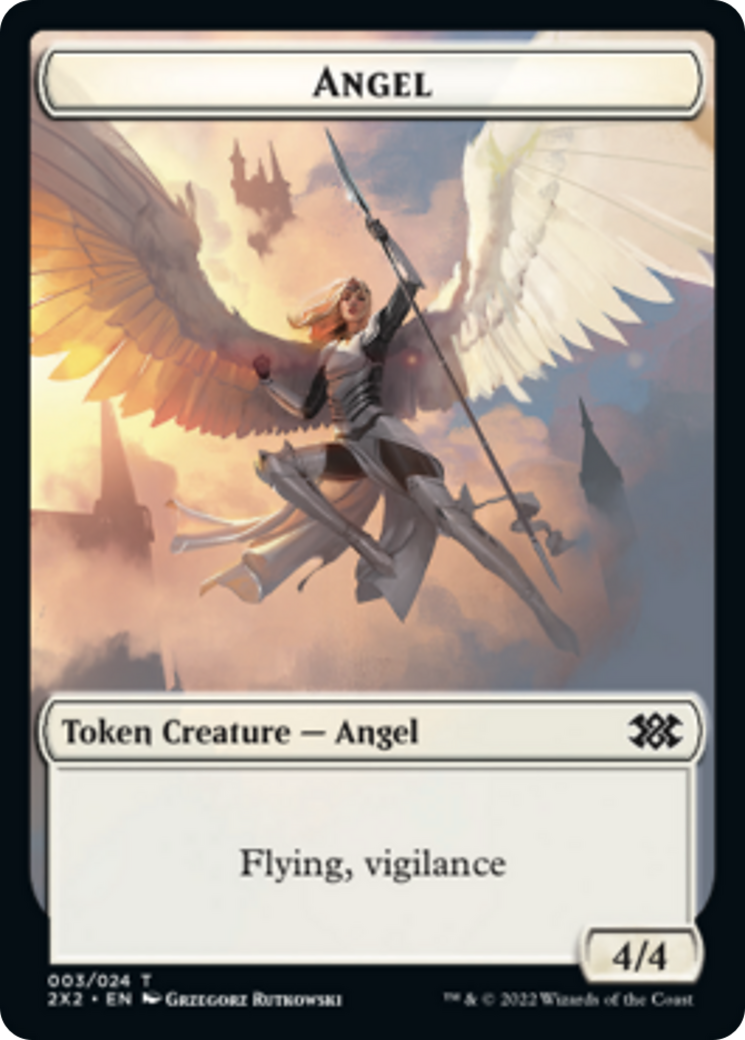 Bear // Angel Double-Sided Token [Double Masters 2022 Tokens] | The CG Realm
