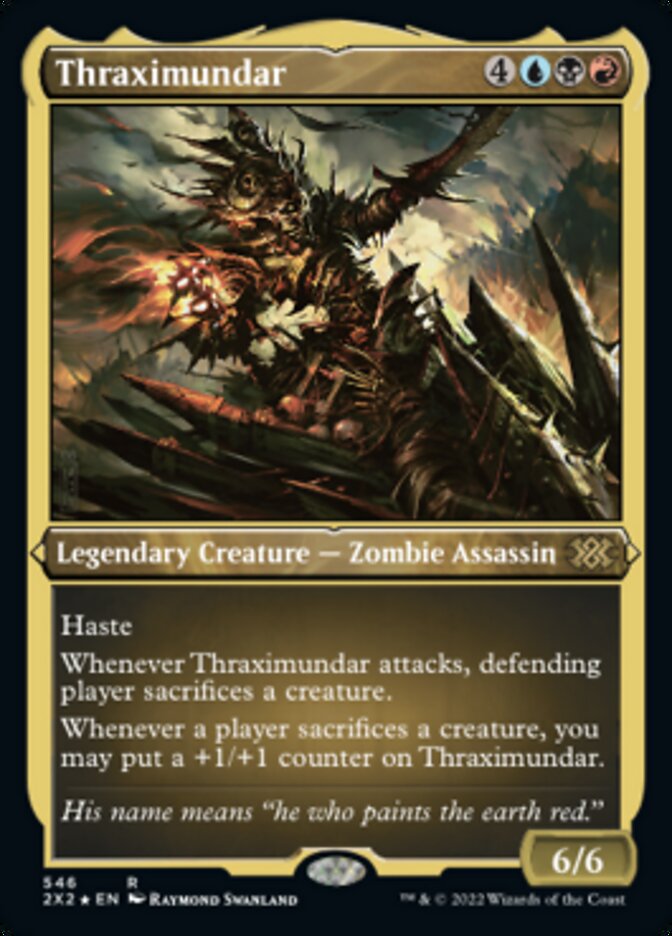 Thraximundar (Foil Etched) [Double Masters 2022] | The CG Realm