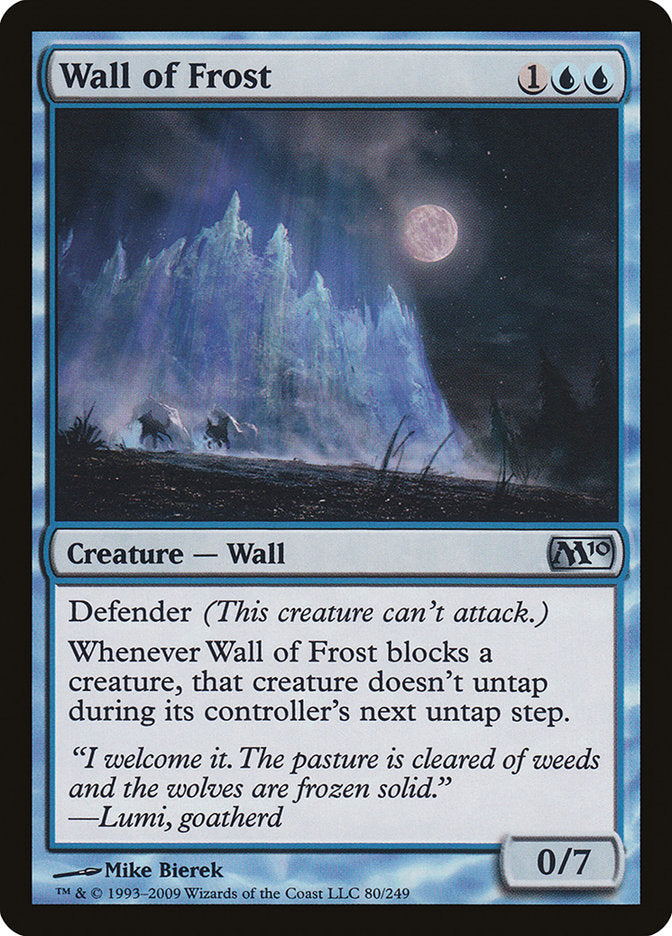 Wall of Frost [Magic 2010] | The CG Realm