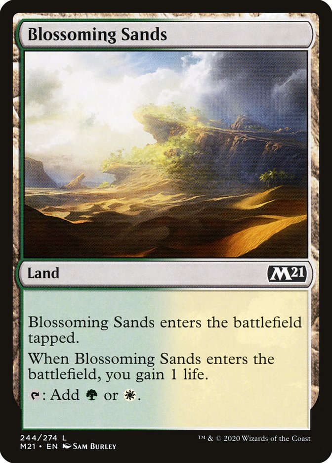 Blossoming Sands [Core Set 2021] | The CG Realm