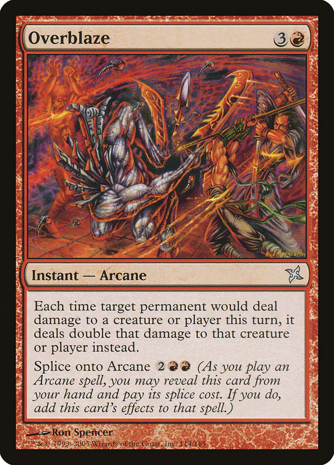 Overblaze [Betrayers of Kamigawa] | The CG Realm