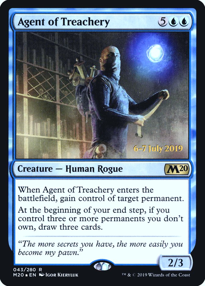 Agent of Treachery [Core Set 2020 Prerelease Promos] | The CG Realm