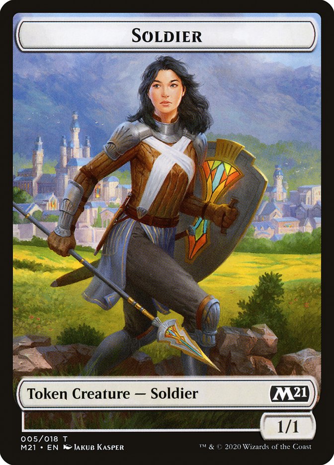 Soldier Token [Core Set 2021 Tokens] | The CG Realm