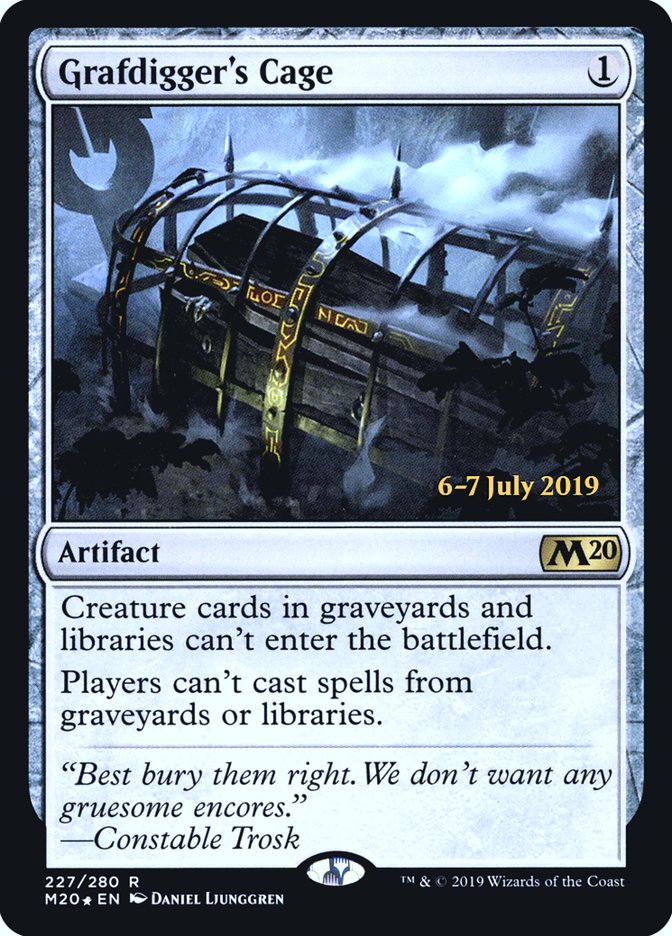 Grafdigger's Cage [Core Set 2020 Prerelease Promos] | The CG Realm