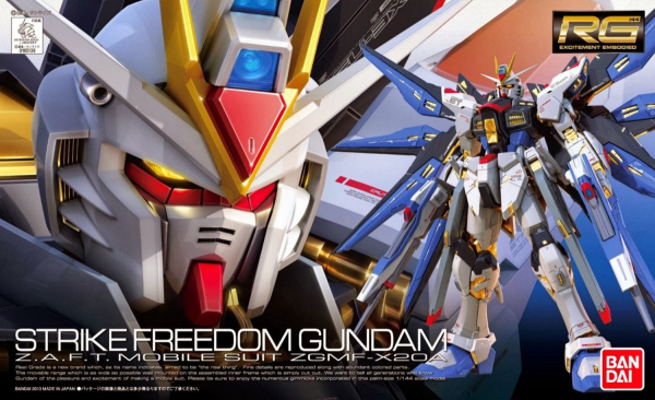 RG 1/144 ZGMF-X20A STRIKE FREEDOM GUNDAM | The CG Realm