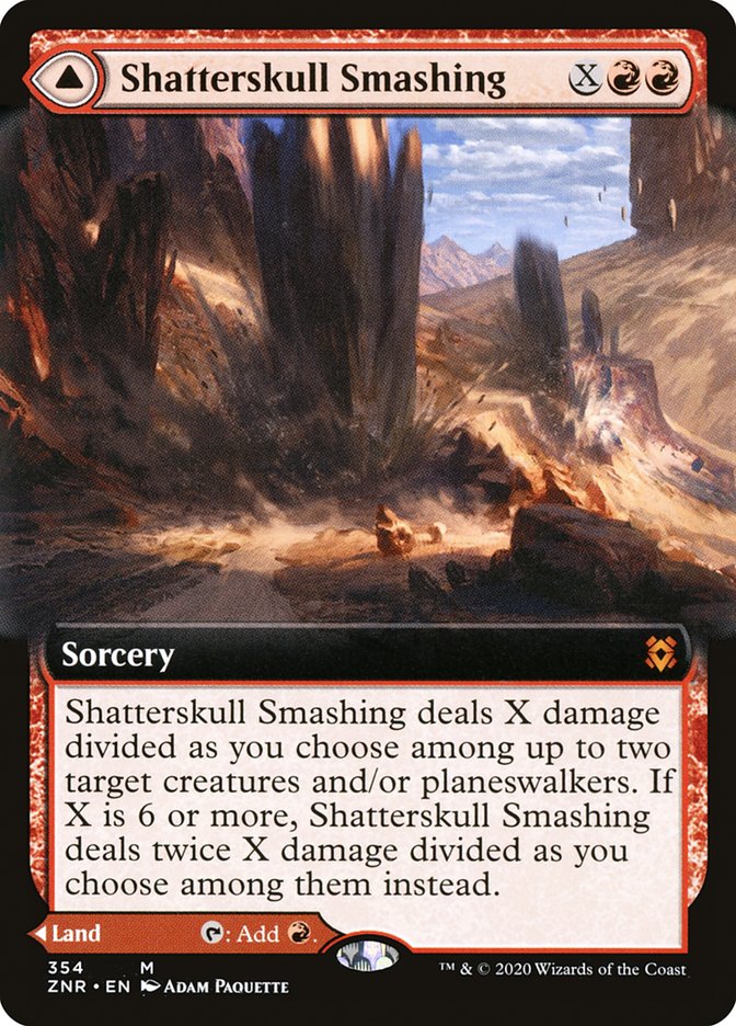 Shatterskull Smashing (Extended Art) (ZNR-354) - Zendikar Rising: (Extended Art)