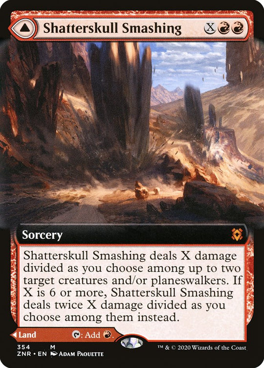 Shatterskull Smashing (Extended Art) (ZNR-354) - Zendikar Rising: (Extended Art)