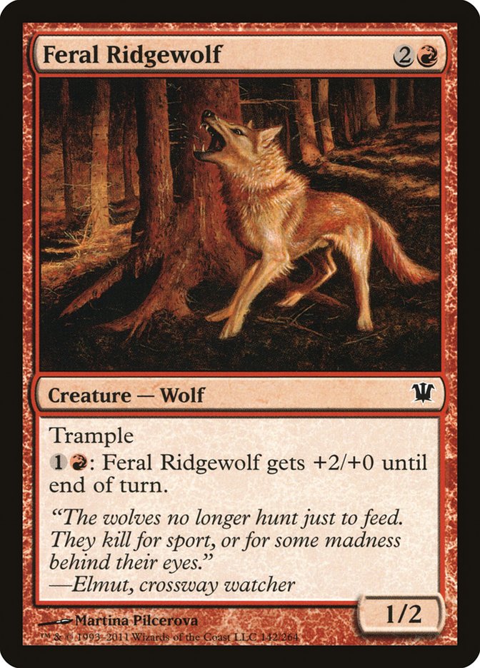 Feral Ridgewolf [Innistrad] | The CG Realm