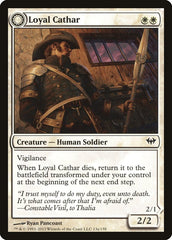 Loyal Cathar // Unhallowed Cathar [Dark Ascension] | The CG Realm