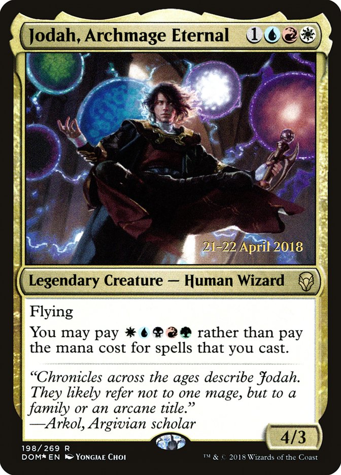 Jodah, Archmage Eternal [Dominaria Prerelease Promos] | The CG Realm