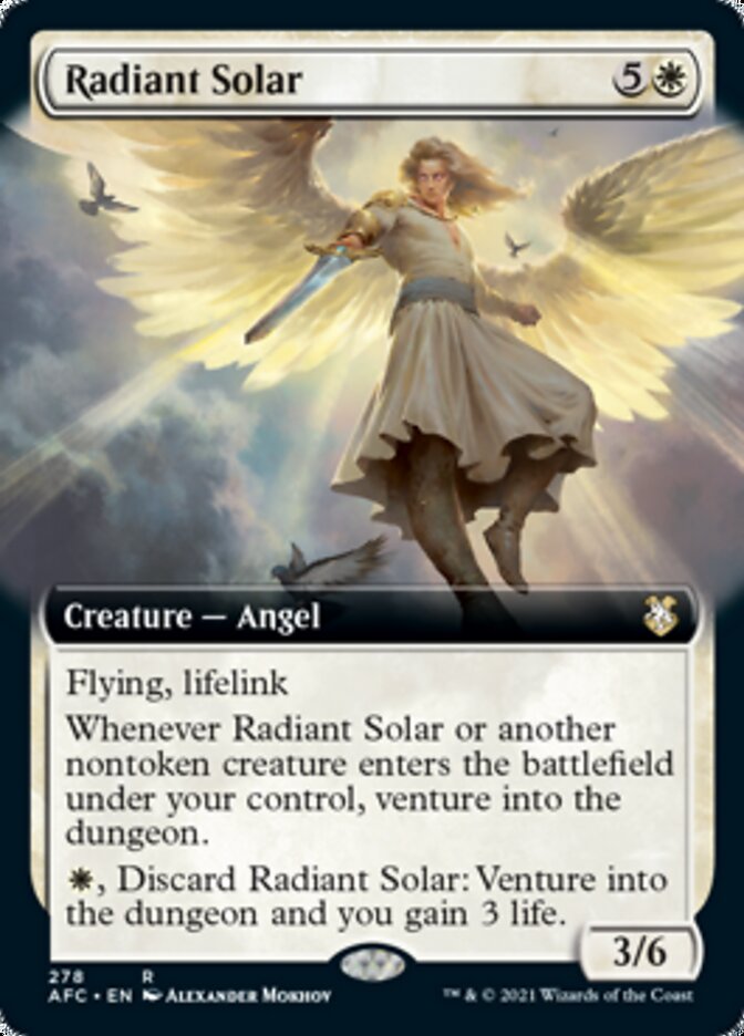Radiant Solar (Extended Art) [Dungeons & Dragons: Adventures in the Forgotten Realms Commander] | The CG Realm