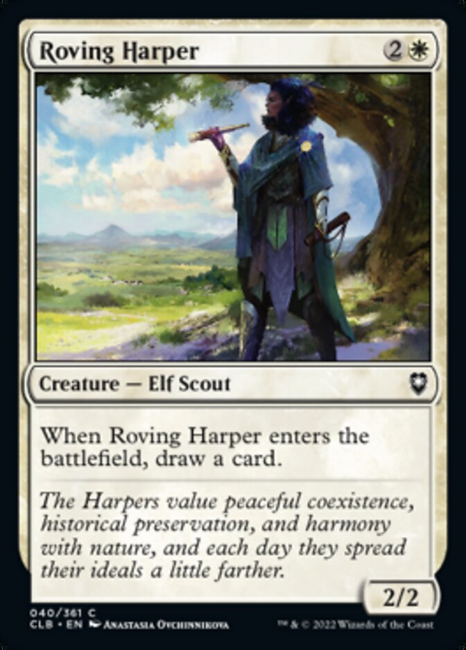 Roving Harper [Commander Legends: Battle for Baldur's Gate] | The CG Realm