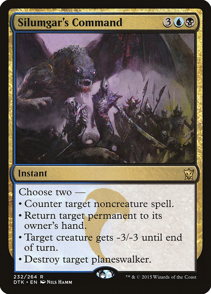 Silumgar's Command [Dragons of Tarkir] | The CG Realm