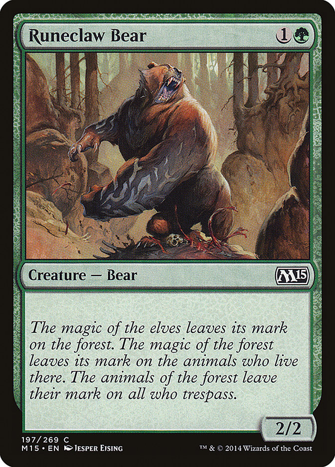 Runeclaw Bear [Magic 2015] | The CG Realm