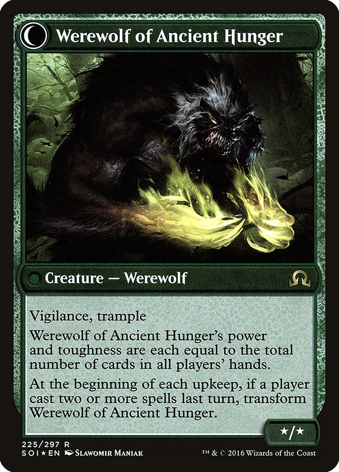 Sage of Ancient Lore (PRE-225) - Shadows over Innistrad Promos: (Double Faced Transform) Foil