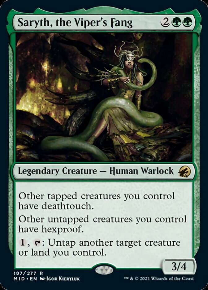 Saryth, the Viper's Fang [Innistrad: Midnight Hunt] | The CG Realm