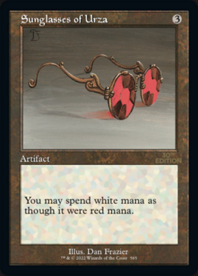 Sunglasses of Urza (Retro Frame) (30A-565) - 30th Anniversary Edition