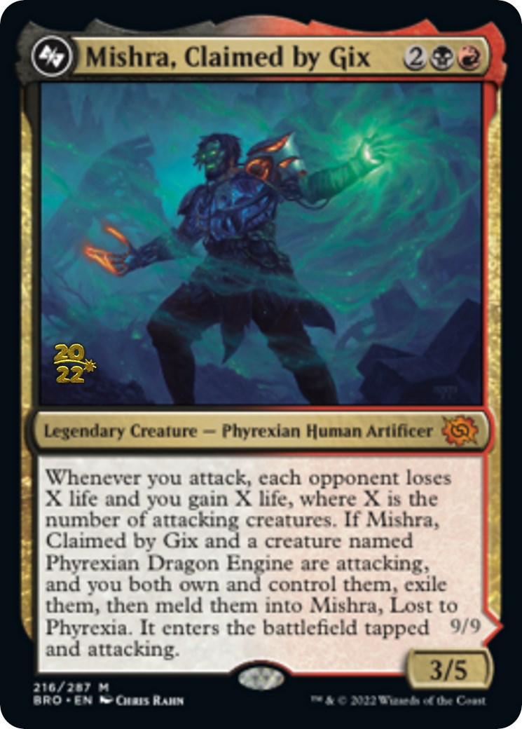 Mishra, Claimed by Gix [The Brothers' War Prerelease Promos] | The CG Realm