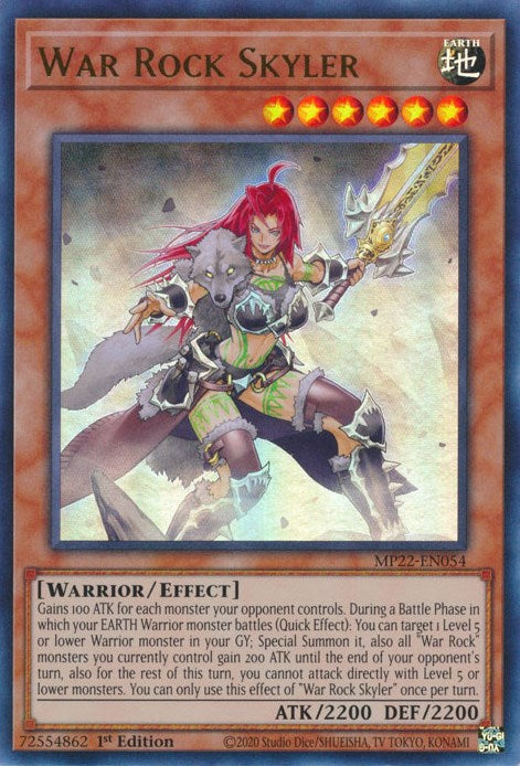 War Rock Skyler [MP22-EN054] Ultra Rare | The CG Realm