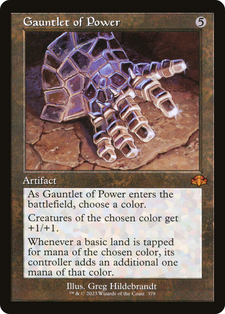 Gauntlet of Power (Retro) [Dominaria Remastered] | The CG Realm