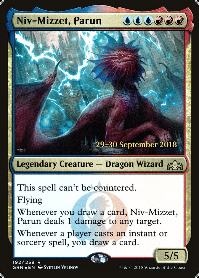 Niv-Mizzet, Parun [Guilds of Ravnica Prerelease Promos] | The CG Realm