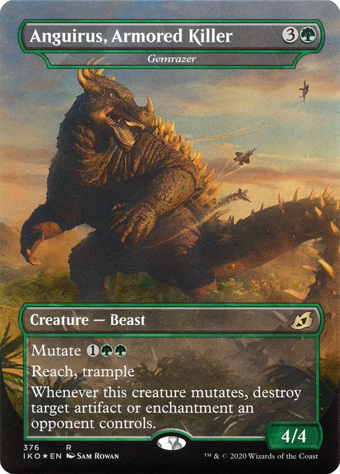 Gemrazer - Anguirus, Armored Killer (Extended Art) [Ikoria: Lair of Behemoths] | The CG Realm