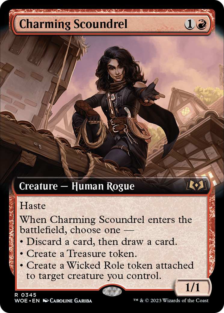 Charming Scoundrel (Extended Art) [Wilds of Eldraine] | The CG Realm