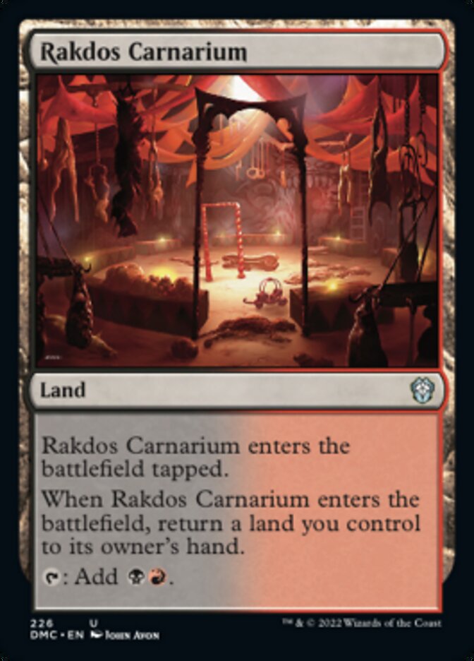 Rakdos Carnarium [Dominaria United Commander] | The CG Realm