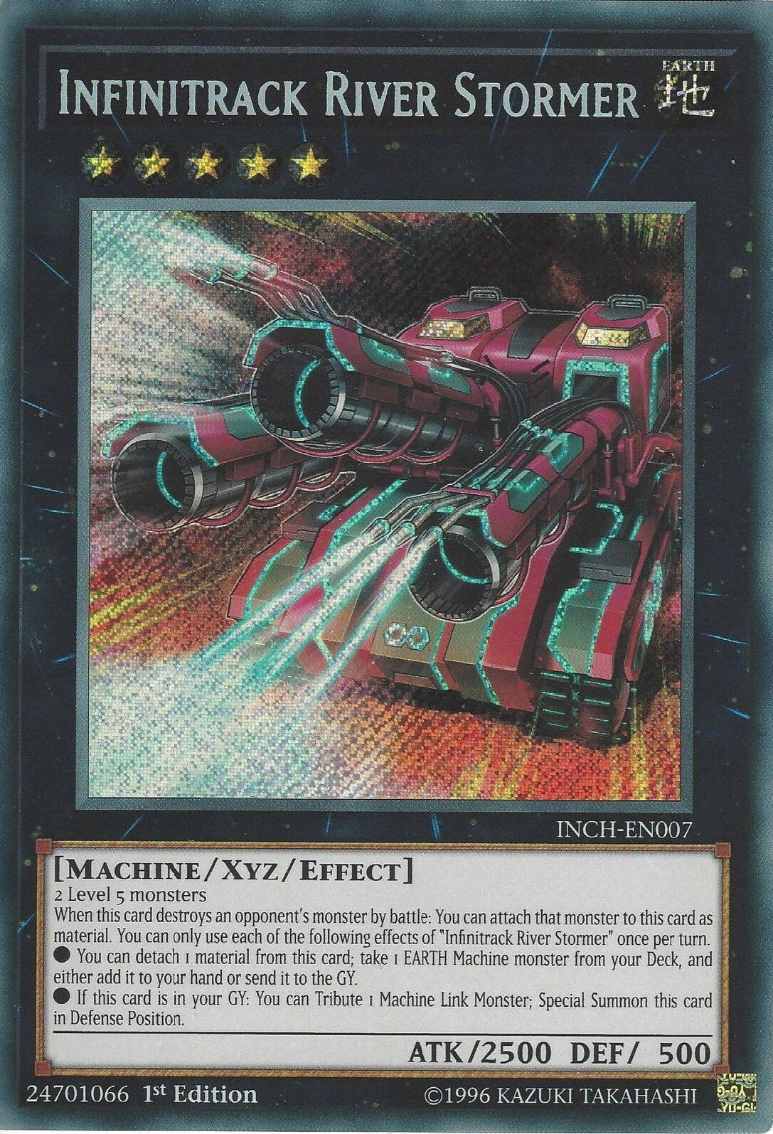 Infinitrack River Stormer [INCH-EN007] Secret Rare | The CG Realm