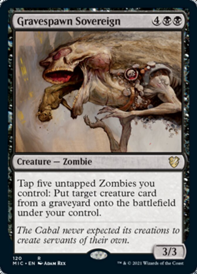 Gravespawn Sovereign [Innistrad: Midnight Hunt Commander] | The CG Realm