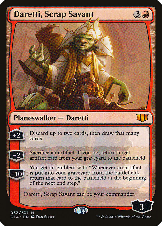 Daretti, Scrap Savant [Commander 2014] | The CG Realm