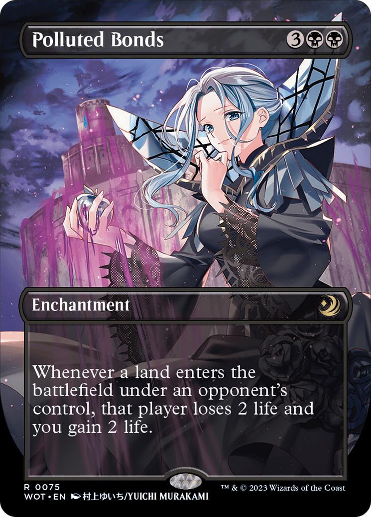 Polluted Bonds (Anime Borderless) [Wilds of Eldraine: Enchanting Tales] | The CG Realm