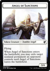 Angel of Sanctions // Horror Double-Sided Token [Commander 2019 Tokens] | The CG Realm