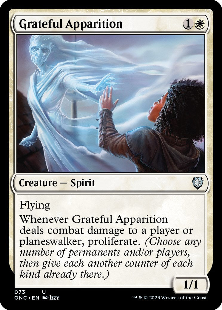 Grateful Apparition [Phyrexia: All Will Be One Commander] | The CG Realm