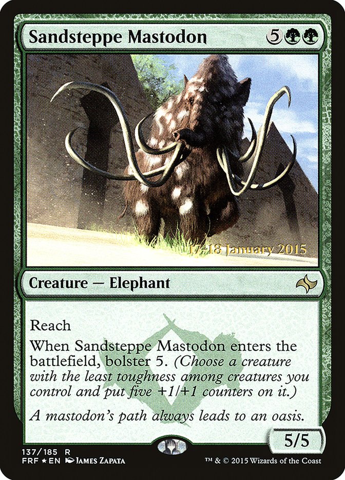 Sandsteppe Mastodon [Fate Reforged Prerelease Promos] | The CG Realm