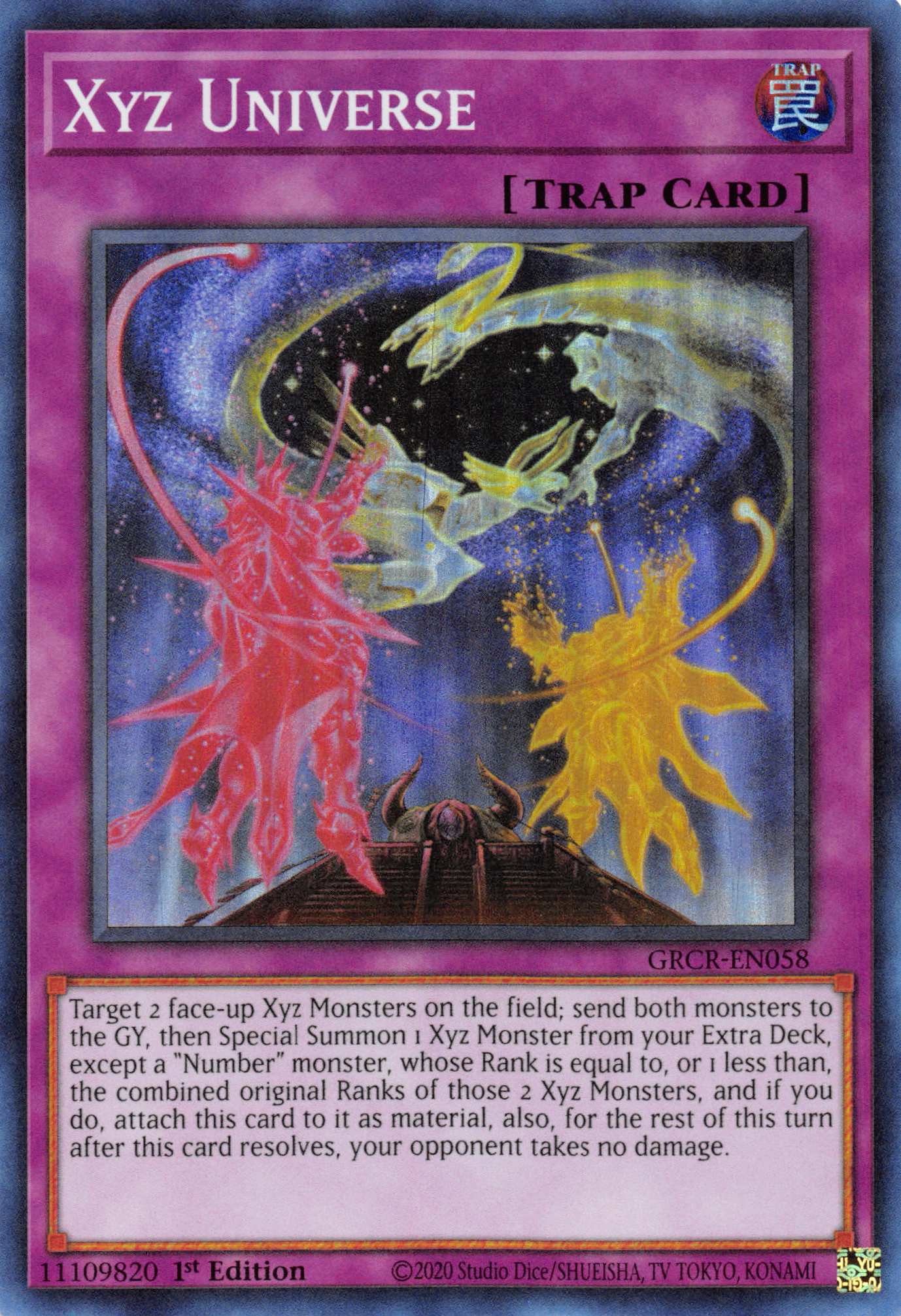 Xyz Universe [GRCR-EN058] Super Rare | The CG Realm